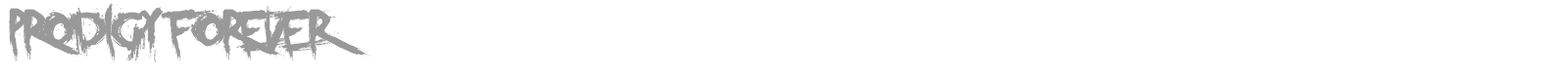 Prodigy Forever font preview